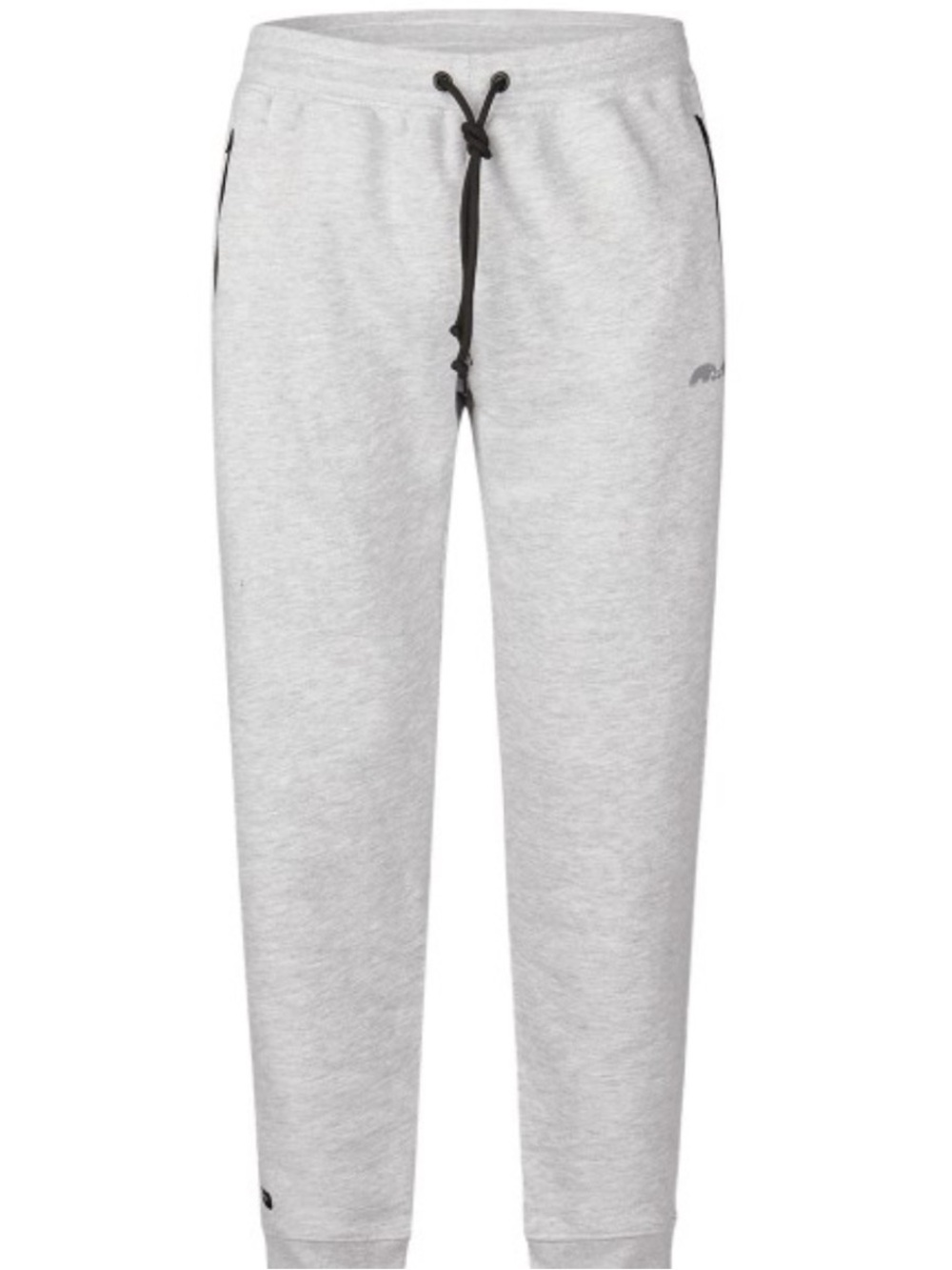Men's Light Gray Slim Fit Jogger Sweatpants with Drawstring
